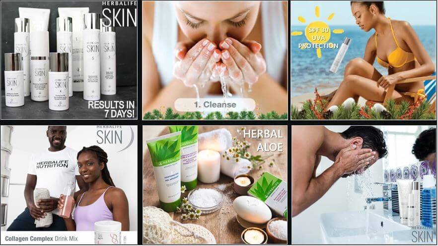 Herbalife Skin and Aloe Range