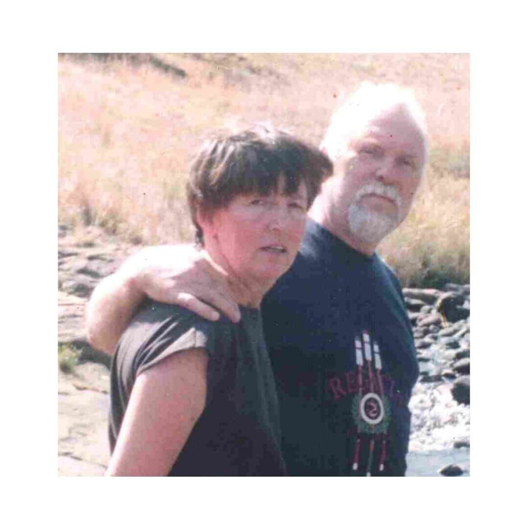 This photo of Patricia and myself was taken more than 25 years ago. Our "then" photo 25 years ago.